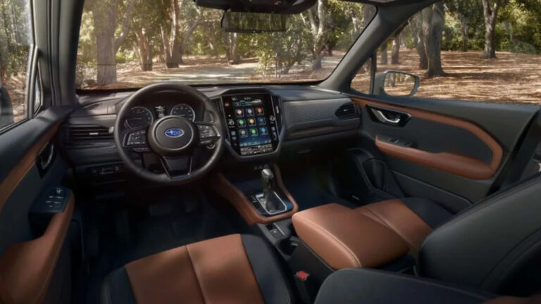 2025 Subaru Forester Touring interior POV