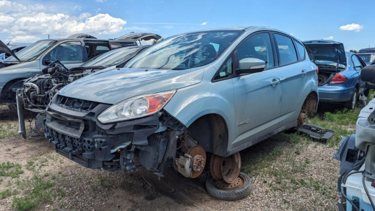 37 2013 Ford C Max Hybrid in Colorado junkyard photo by Murilee Martin