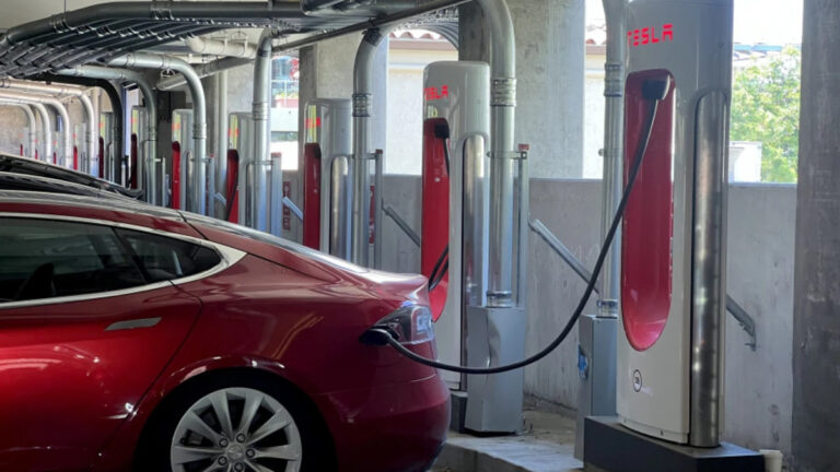 tesla charging station