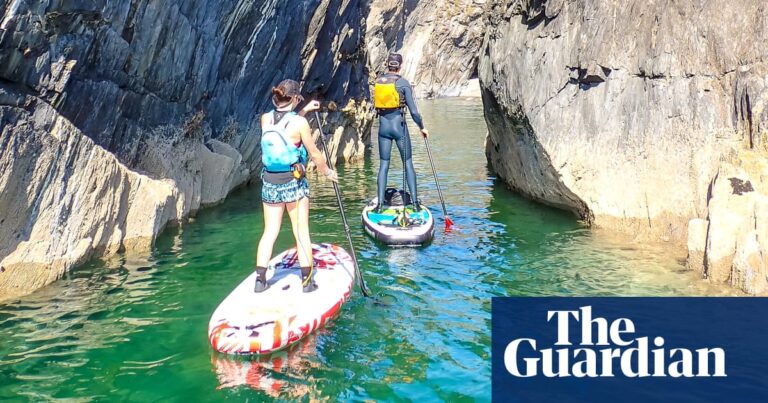 ‘I lost my balance in excitement!’: a paddleboarding adventure along the Welsh coast