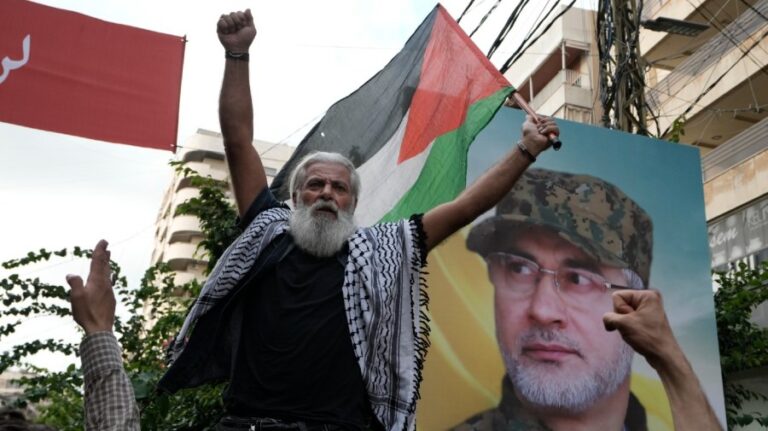 hezbollah supporters beirut ap