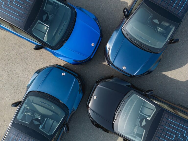 fisker ocean top down view