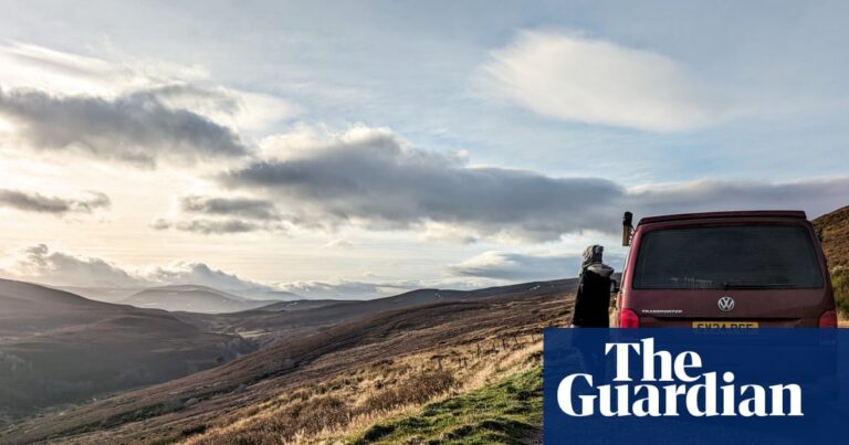 My winter campervan adventure in the Cairngorms, Scotland