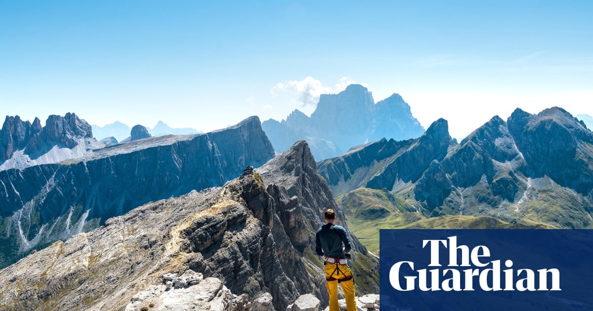 ‘On a peak under a blue sky’: the joy of summer in Europe’s mountains
